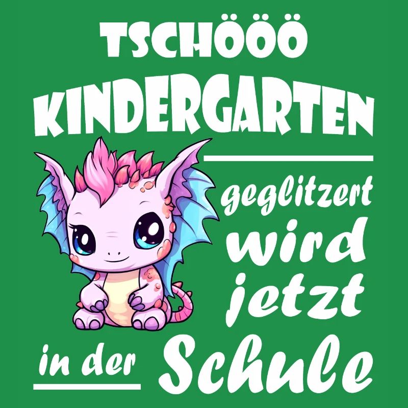 Einschulung Schulkind Drache