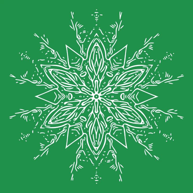 Mandala Flower Pattern Lines Forme abstraite