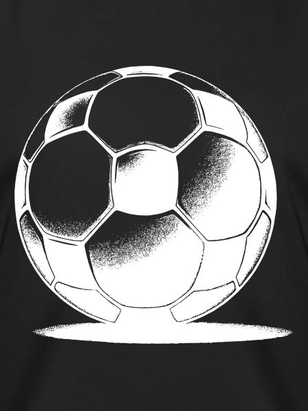 Fußball mit Schatten