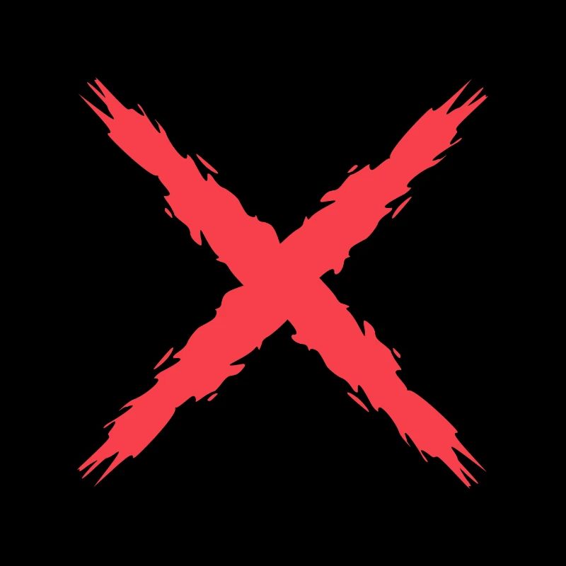 Cross design vector red