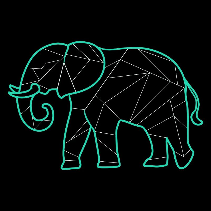 Geometric elephant geometric elephant