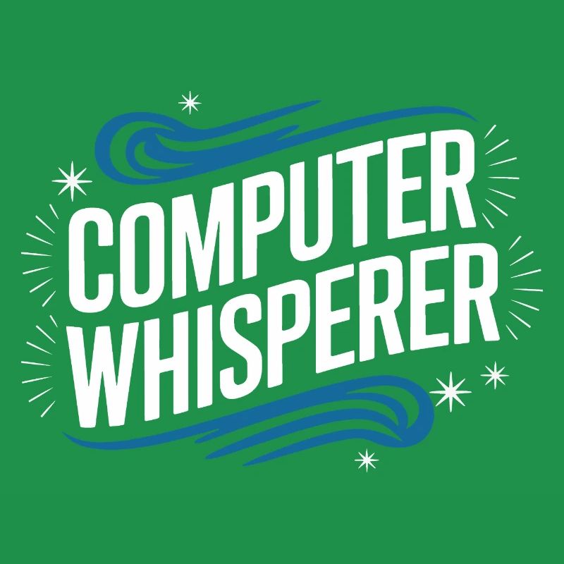 Technischer Support Computerfreak Nerd