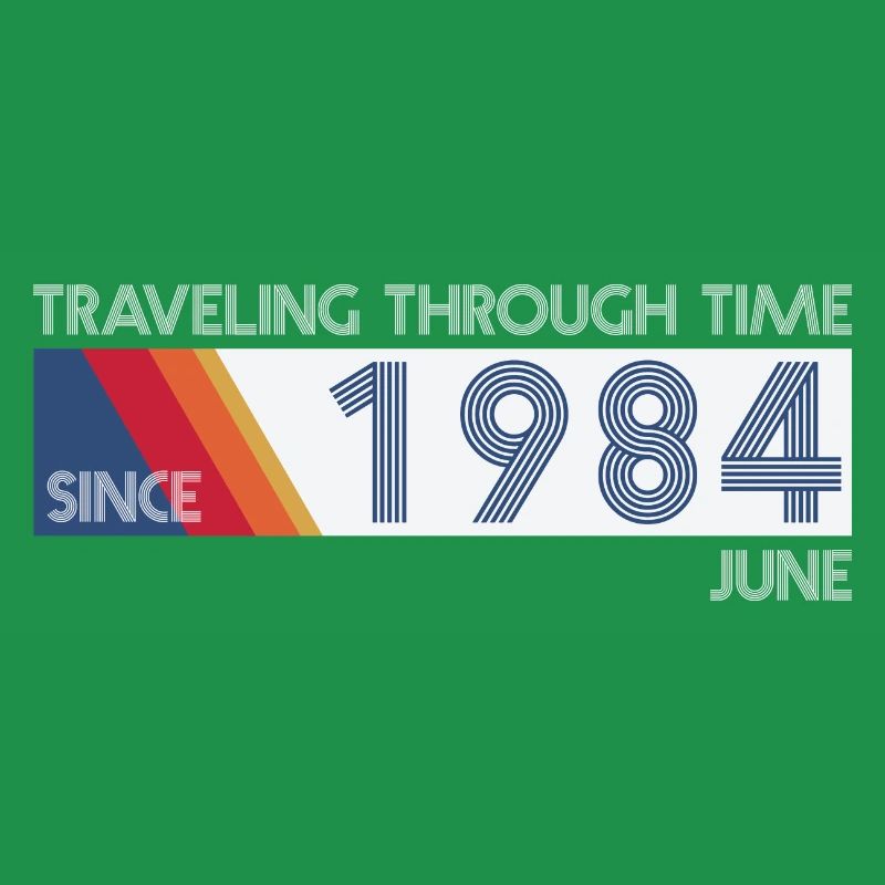 Funny Zeitreise Geburtstags Design Juni 1984