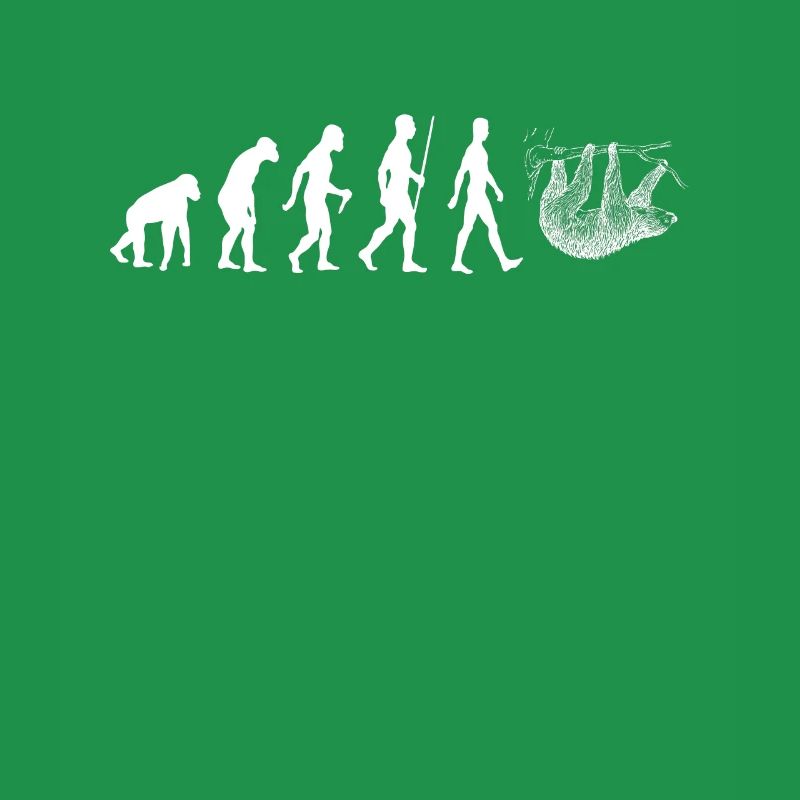 Faultier Evolution Mädchen Kawaii Geschenk Tiere