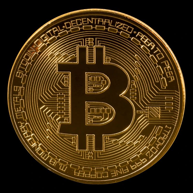 Bitcoin-Münze