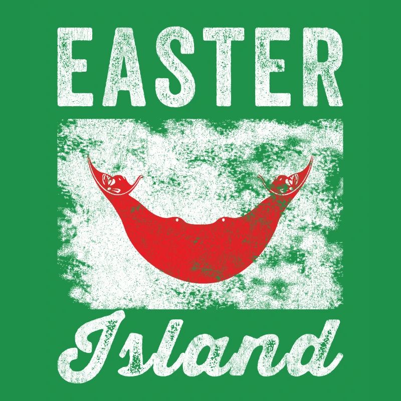 Drapeau de l’île de Pâques Vintage Rapa Nui Drapeau