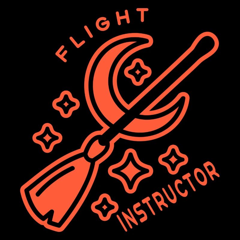 Halloween Witch Flight Instructor