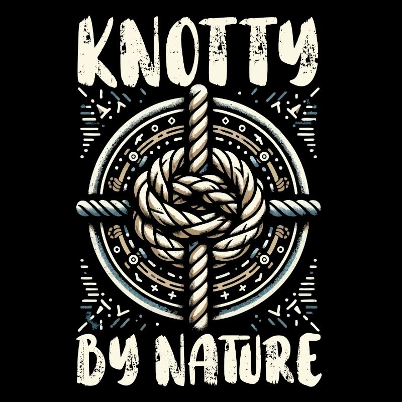 Tie knots knotted rope