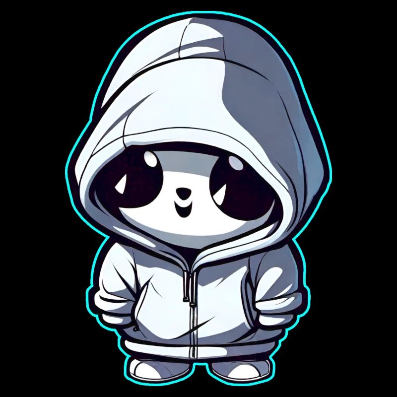 Cute ghost with hoodie