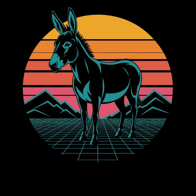 Funny donkey