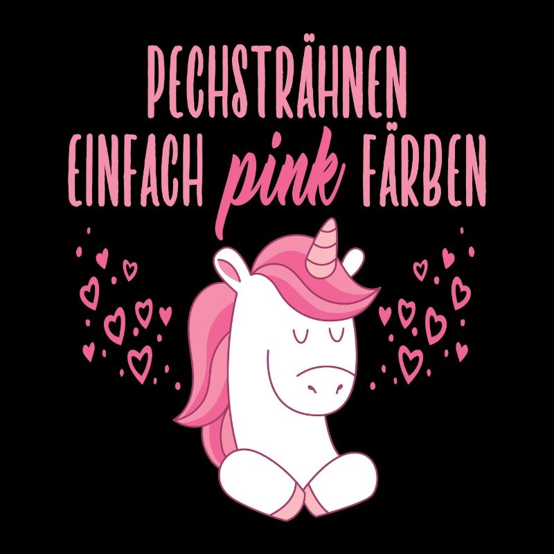 Pechsträhnen einfach pink färben