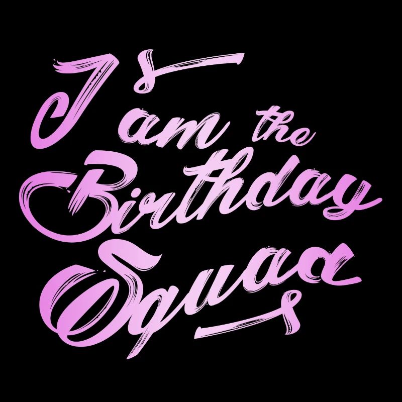 Je suis l'équipe d'anniversaire Pink Gradient