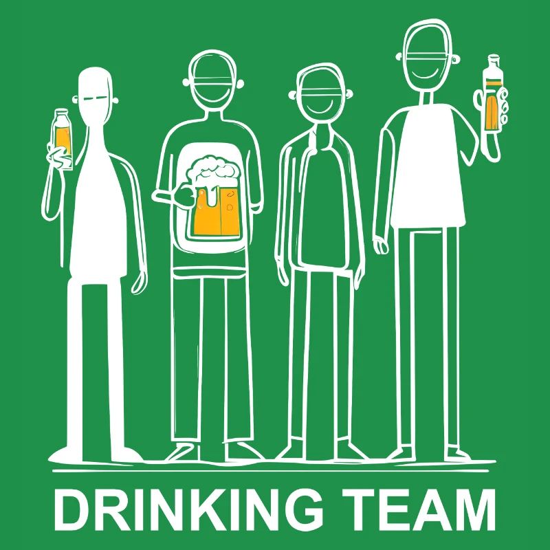 Drinking Team Drinking Drunk Drinking Crew Men's Day