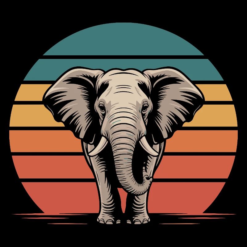 Elefant Wildtier Safari Savanne