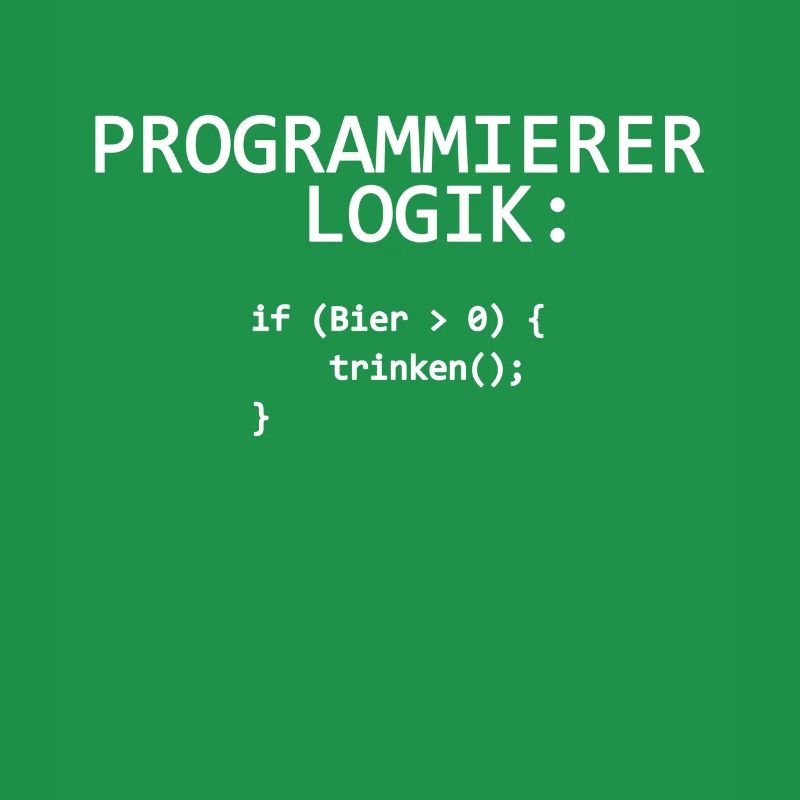 Programmeur Logique Informatique Programmeur Boire de la Bière