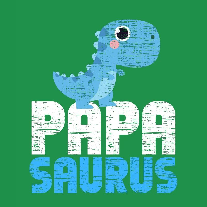 Papasaurus Dinosaurier Rex Papa Saurus Dad Dino