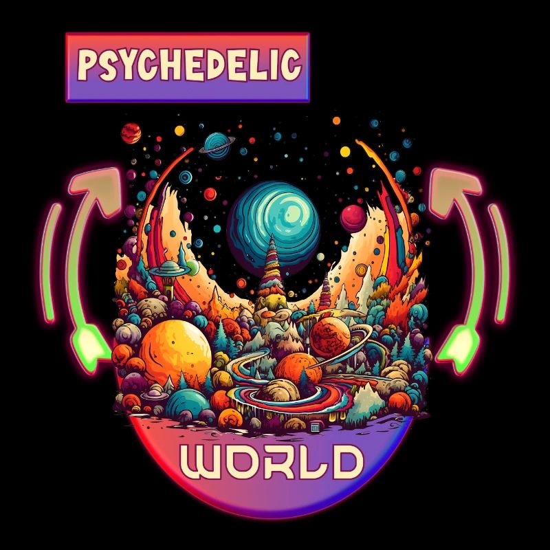 Psychedelic World Trance Rave Techno Dance