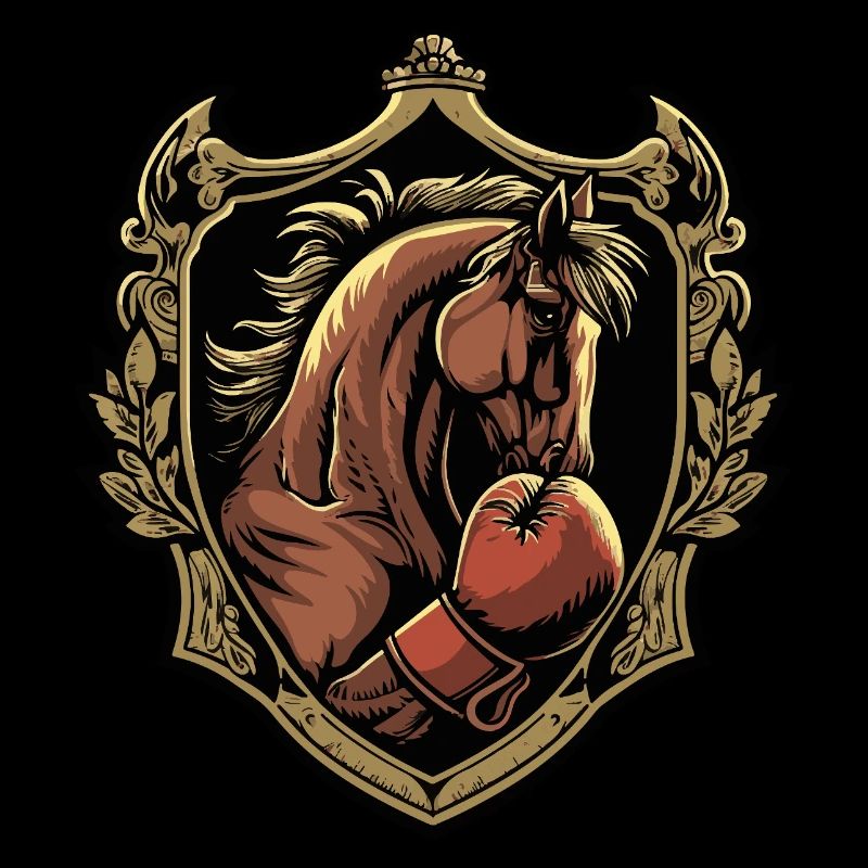 Cheval Boxer MMA Logo