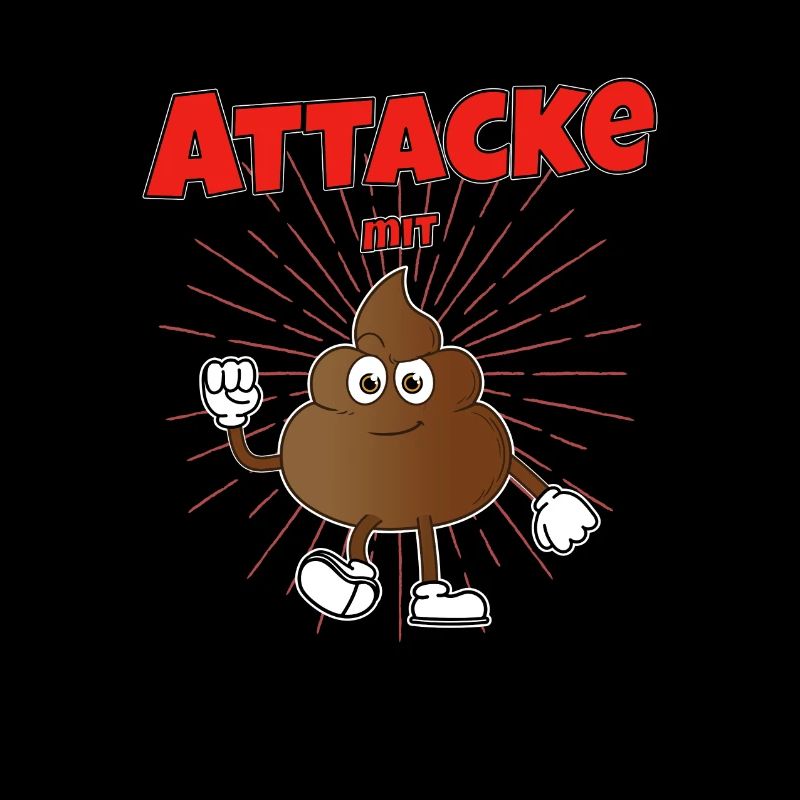 Attacke mit Kacke