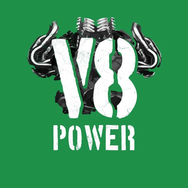 V8 engine engine power