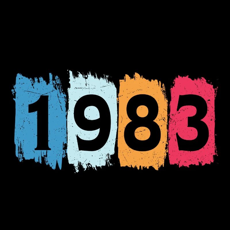 Retro 1983 t-shirt 83 vintage 1983
