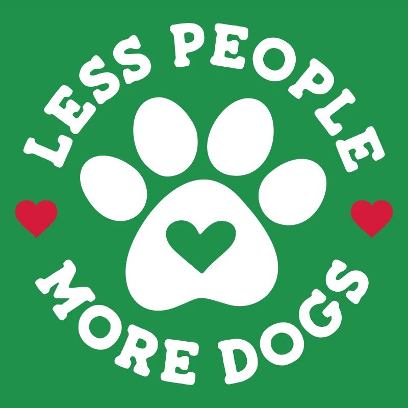 Moins de gens, plus de chiens
