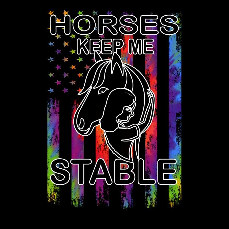 Horse keep me stable Pferdemädchen - Western riding