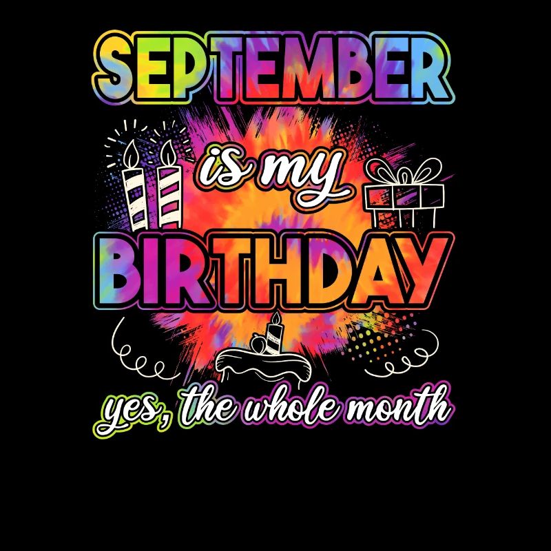 September is my Birthday - Geburtstag