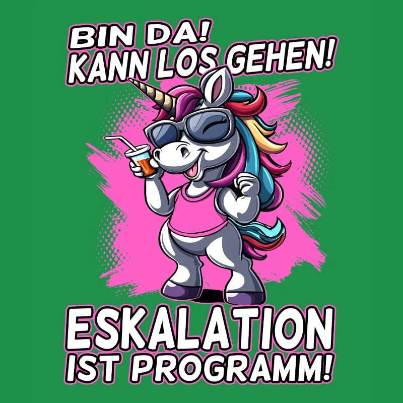 Bin da kann los gehen Eskalation ist Programm Bier