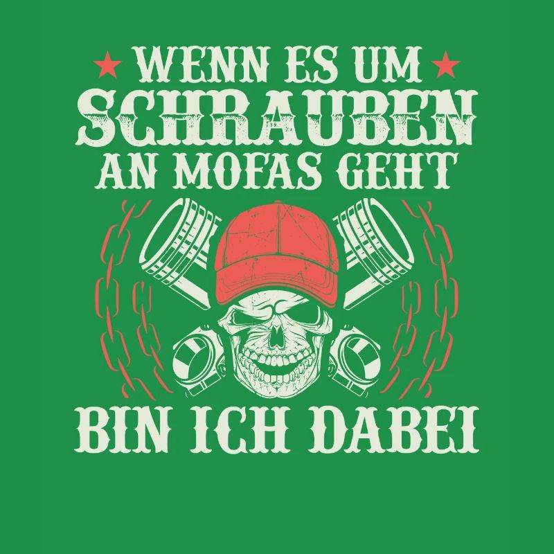 Mofa Mofas Mofafahrer Moped Schrauber Geschenk