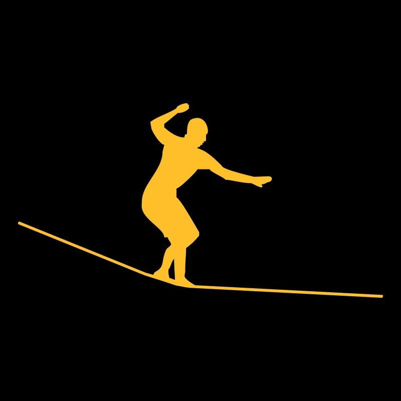 Slackline, Climbing
