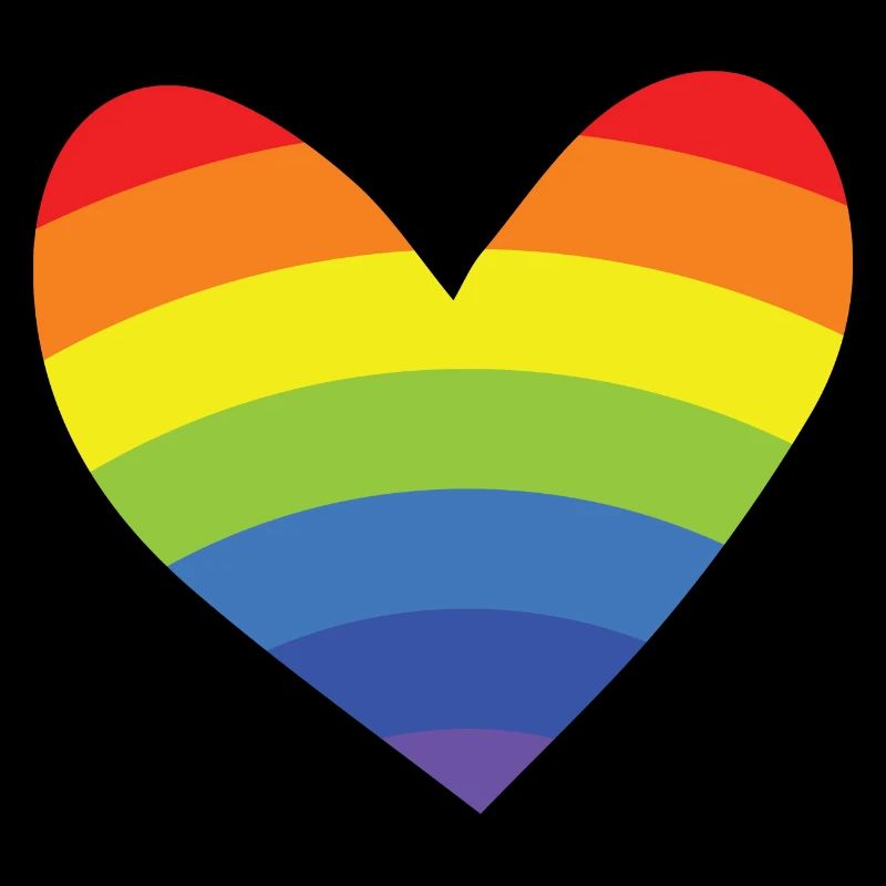 Regenbogen - Herz
