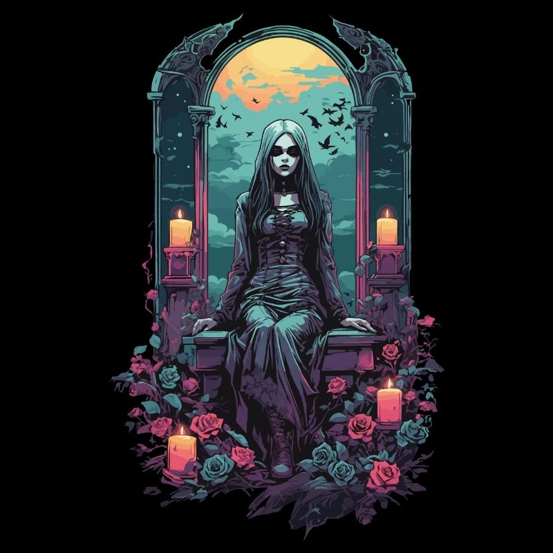 Occult Gothic Witch Magical Gloomy Halloween