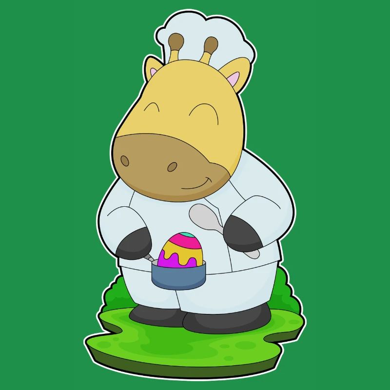 Giraffe Easter Chef