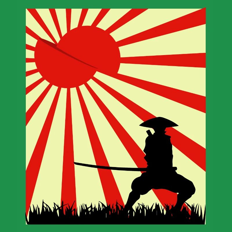 Mond Scheibe Samurai