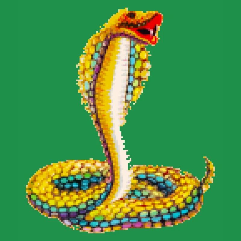 Serpent de pixel