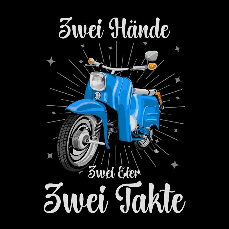 DDR Moped Simson KR51 Schwalbe Shirt