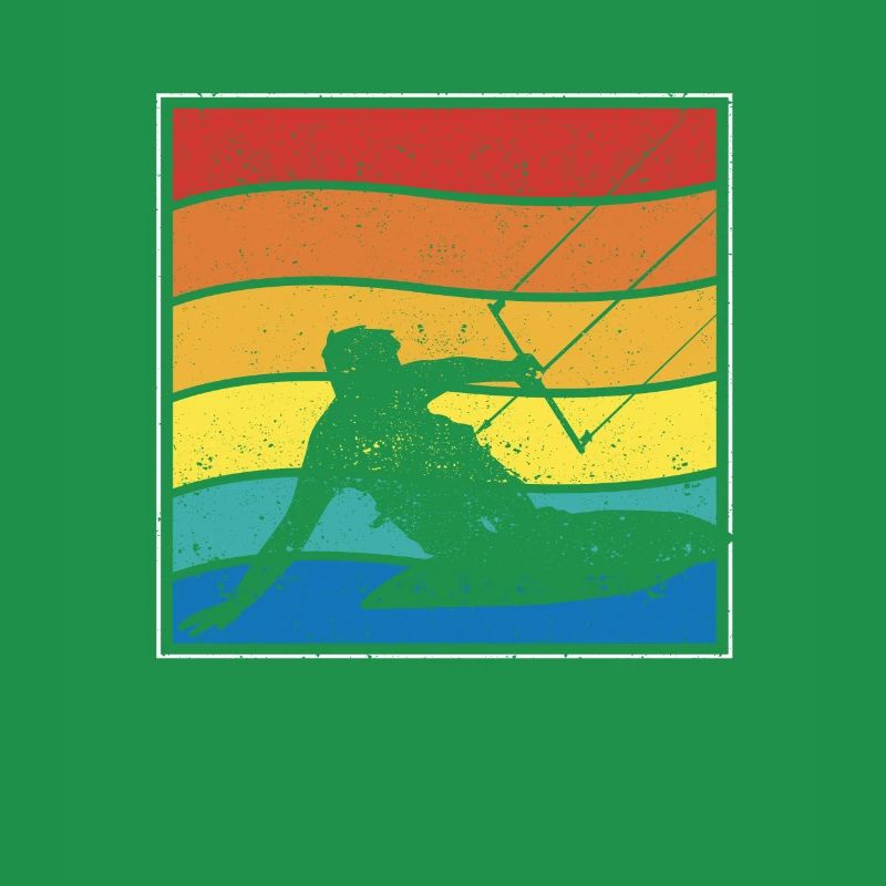 Wings Foiling Kitesurfing Kiteboarding Retro