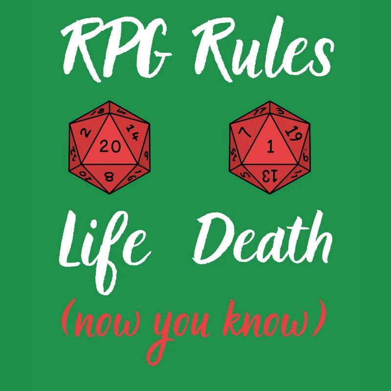 RPG rules difference between life and death