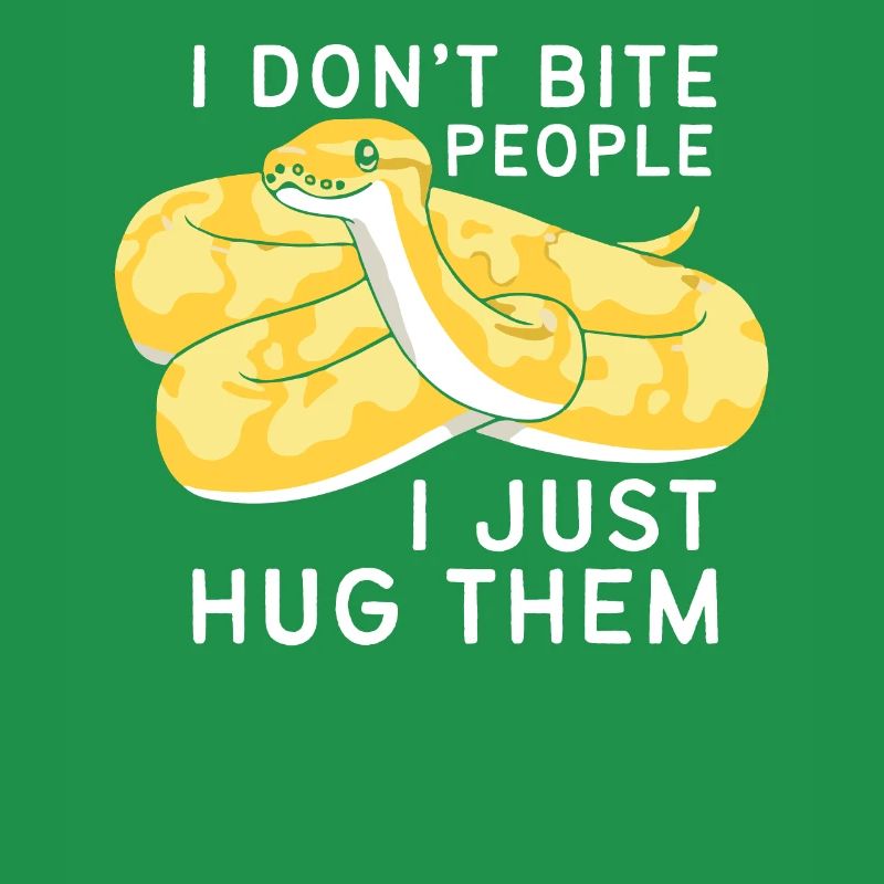Banana Ball Python Je ne mords pas je serre seulement dans mes bras