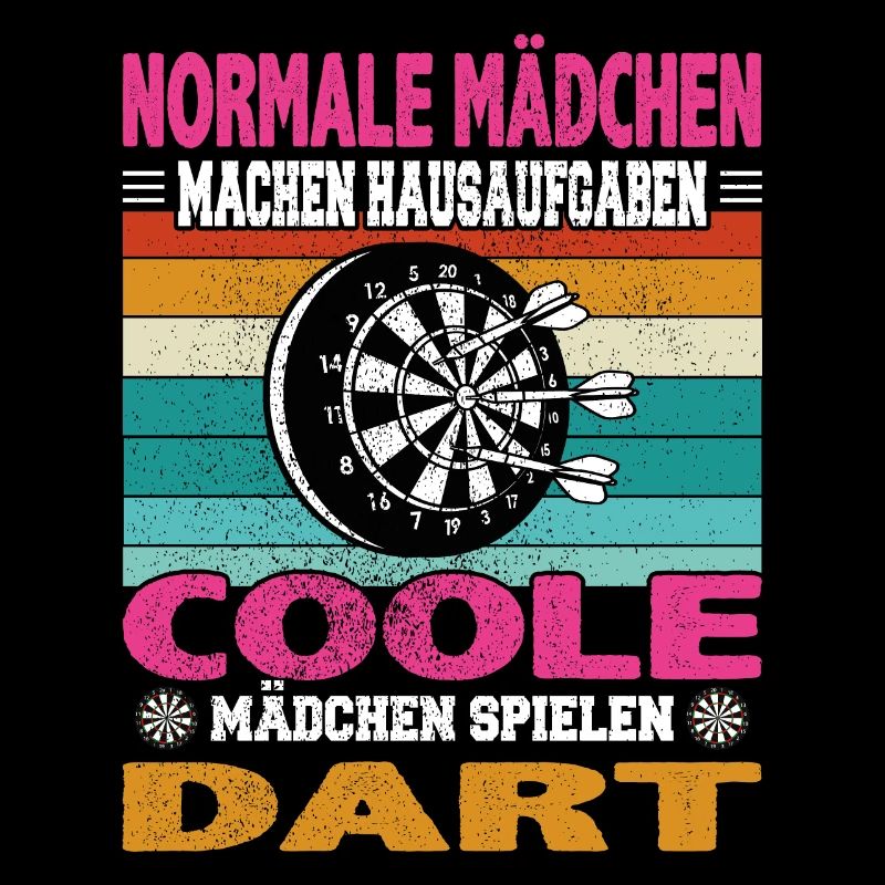 Normal Mädchen Hausaufgaben coole Dart Darten