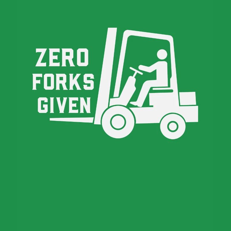 Forklift driver operator funny design
