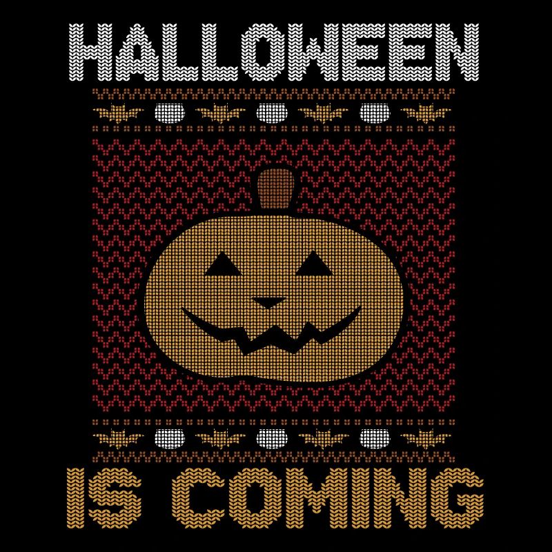 Stitch Pattern Pumpkin Creature Coming Halloween