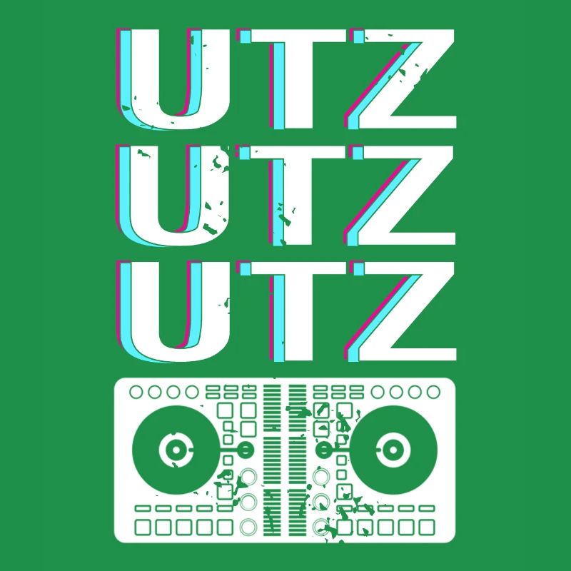 UTZ UTZ UTZ Cool Retro Techno Lover Designs