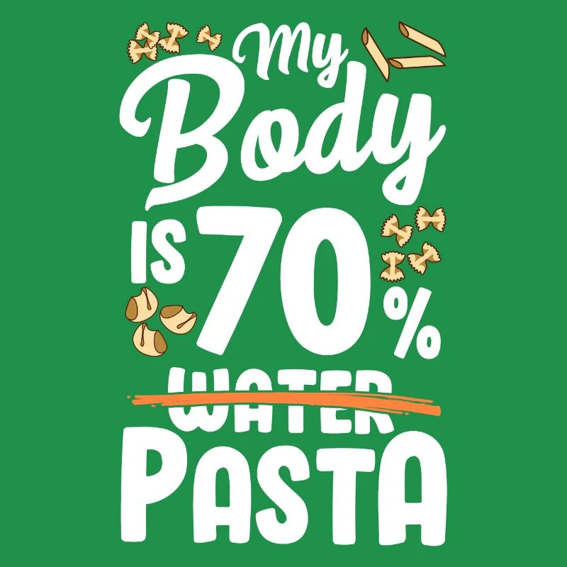 Mon corps est composé à 70% de pâtes