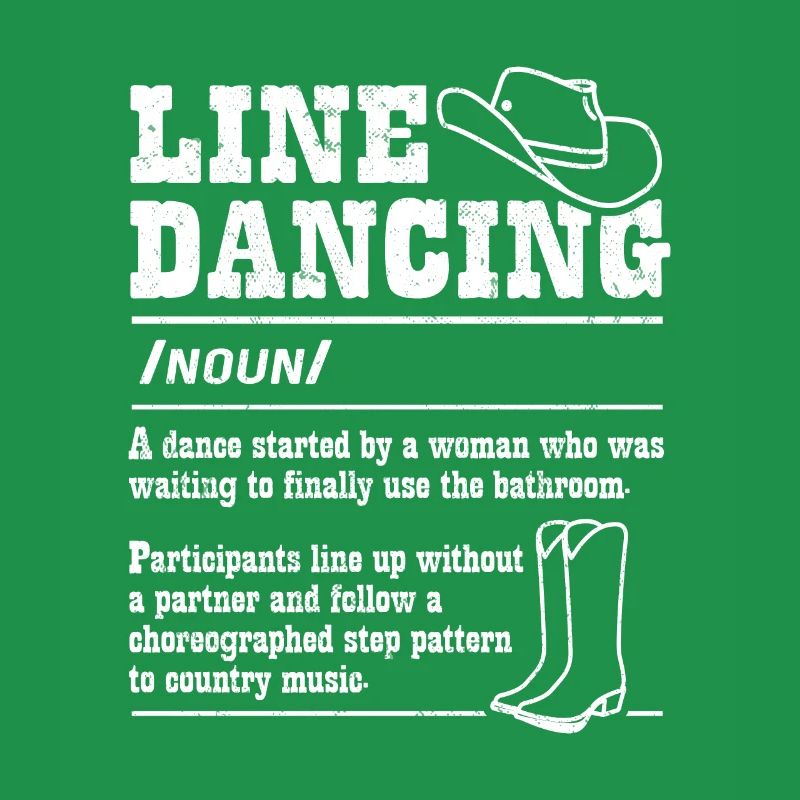Line Dancing Cowboy Texas Line Dance Geschenk