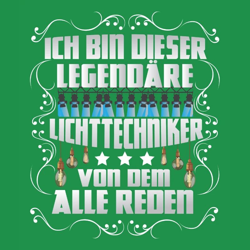 Lichtdesigner Ich bin der legendäre Lichttechniker