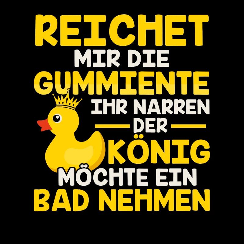 Reichet mir die Badeente Gummiente