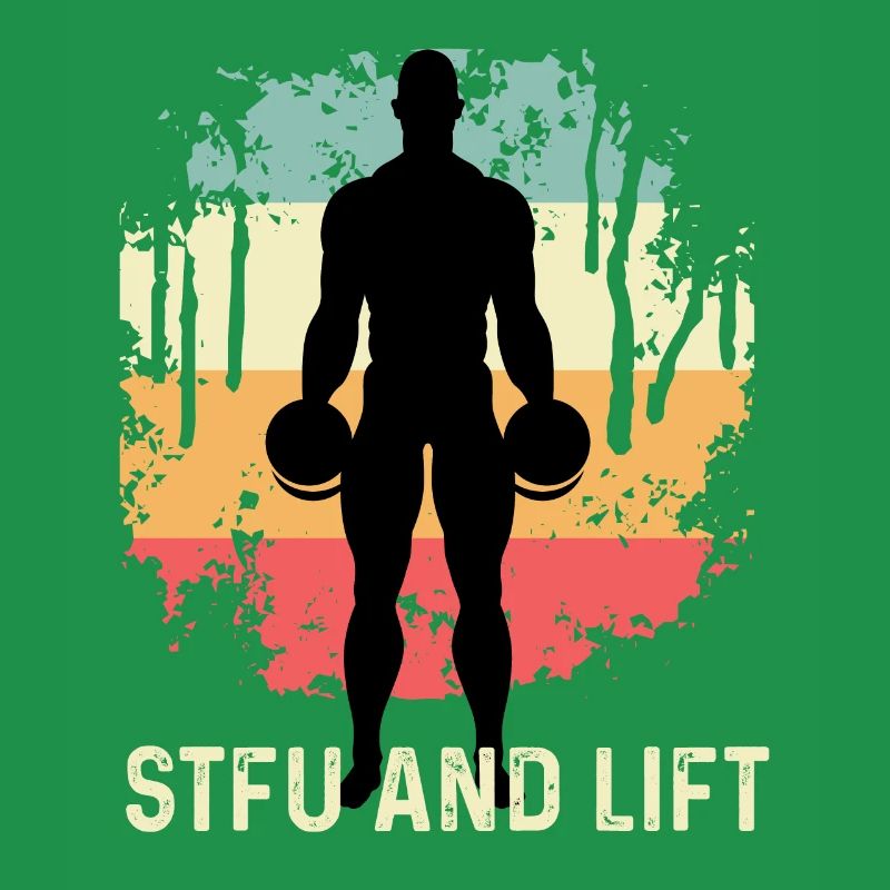 STFU und heben Bodybuilder Gift