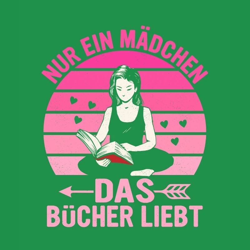 Nur ein Mädchen, das Bücher liebt Buch Lesen